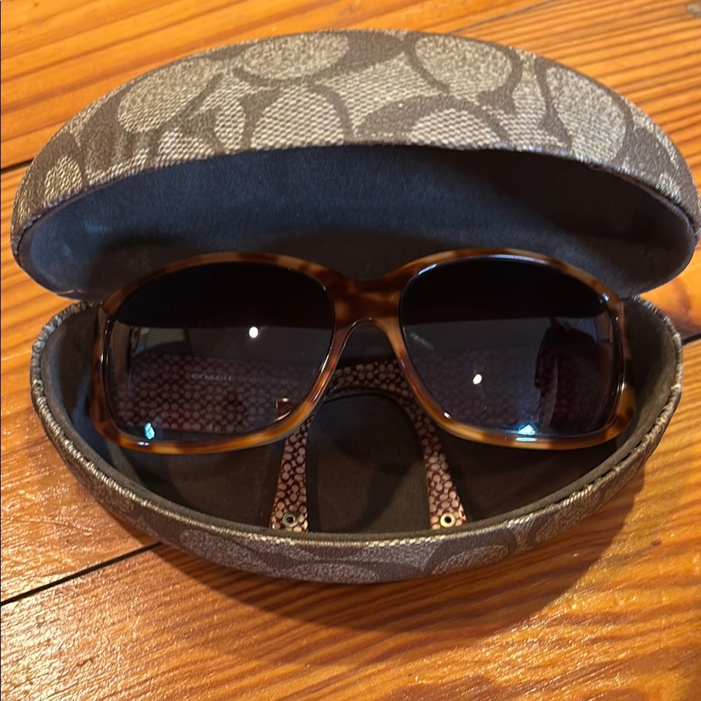Coach Brown Sunglasses with Case